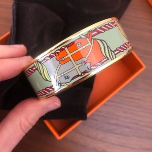 Hermes Enamel Bangle